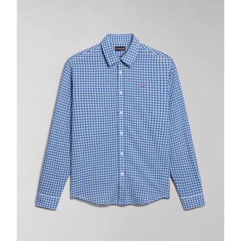 Textil Homem Camisas mangas comprida Napapijri G-TULITA LS NP0A4HTT-CAW Azul