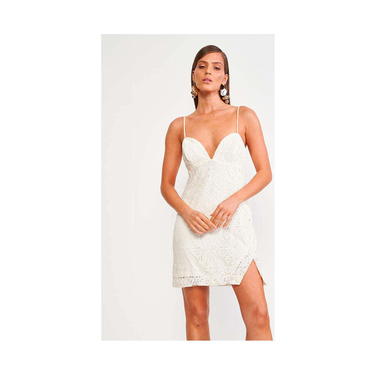 Textil Mulher Vestidos Colcci 0440113236-1-42 Branco