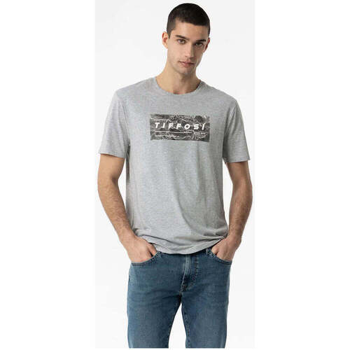 Textil Homem T-shirts e Pólos Tiffosi 10053831-053-8-1 Cinza