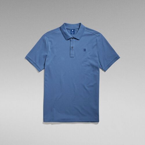Textil Homem patchwork logo-print 3 4-sleeve T-shirt G-Star Raw D11595-5864 DUNDA SLIM-G278 VINTAGE INDIGO Azul