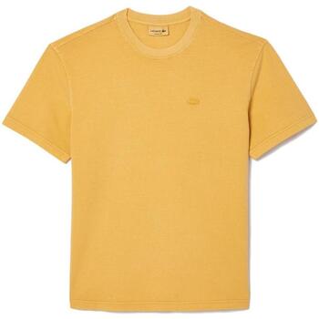 Textil T-Shirt mangas curtas Lacoste  Amarelo