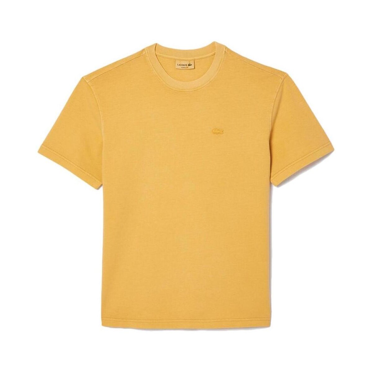 Textil T-Shirt mangas curtas Lacoste  Amarelo