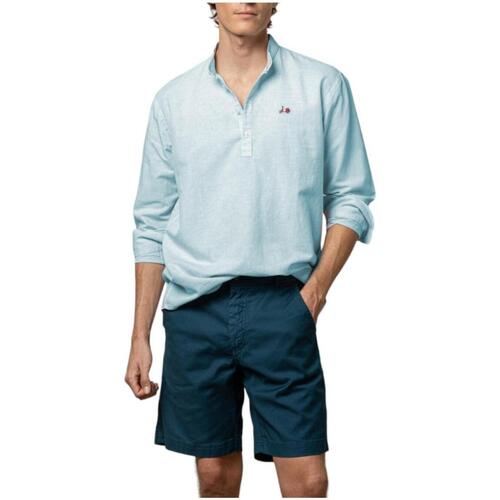 Textil Grip Camisas mangas comprida Scotta  Azul