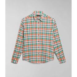 Textil Homem Camisas mangas comprida Napapijri G-TULITA LS NP0A4HTT-CAV Bege