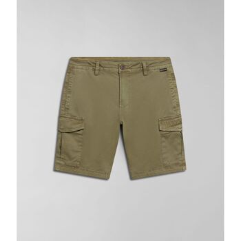 Textil Homem Shorts / Bermudas Napapijri N-DELINE NP0A4HOT-GAE GREEN LICHEN Verde