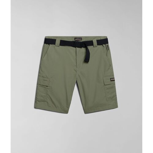 Textil Homem Shorts / Bermudas Napapijri N-SMITH NP0A4HRQ-GAE Verde
