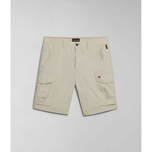 Textil Homem Shorts / Bermudas Napapijri NOTO 2.0 NP0A4HOQ-N90 BEIGE SILVER Bege