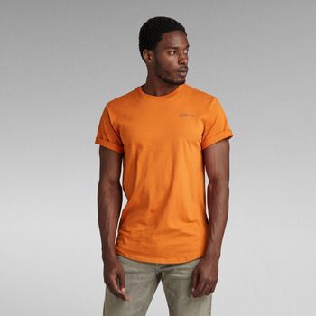 Textil Homem D24297-d384 Boxy Shirt-shadow para homem G-Star Raw D24431-C372 BACK LASH-1018 Laranja