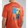 Textil Homem T-shirts e Pólos Napapijri S-GRAS NP0A4HQN-A62 ORANGE BURNT Laranja