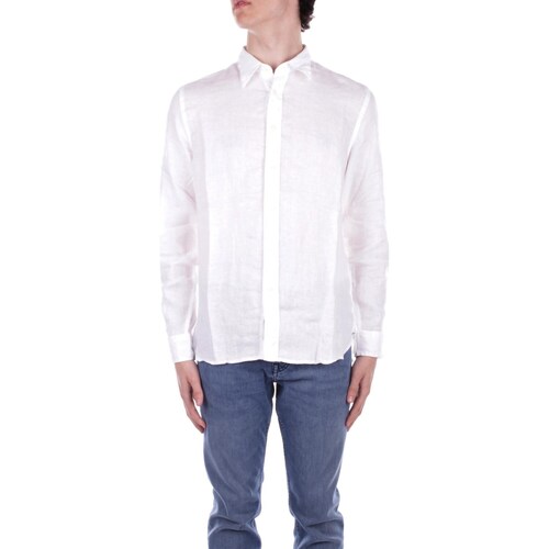 Textil Homem Camisas Hoodie comprida Woolrich CFWOSI0113MRUT3372 Branco