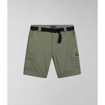Textil Homem Shorts / Bermudas Napapijri N-SMITH NP0A4HRQ-GAE Verde