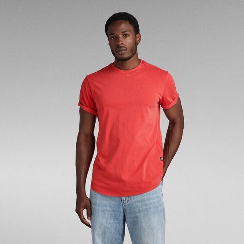 Textil Homem D24297-d384 Boxy Shirt-shadow para homem G-Star Raw D16396-2653 LASH-G386 FINCH GD Vermelho