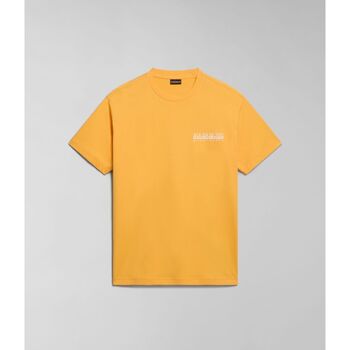 Textil Homem T-shirts e Pólos Napapijri S-BOYD NP0A4HQF-Y1J YELLOW Amarelo