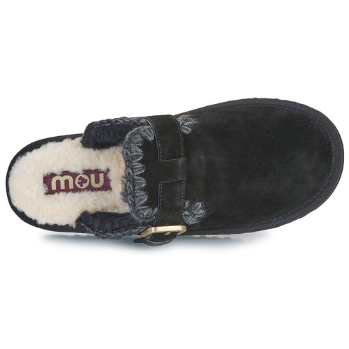 Mou SUEDE SHEEPSKIN CLOG ESKIMO Preto