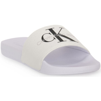 Sapatos Homem Chinelos Calvin Klein JEANS Midi 0IW SLIDE Branco