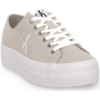 Sapatos Mulher Sapatilhas k50k507552 Calvin Klein Jeans 0F4 VULC PLATFORM Branco