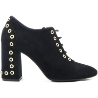 back lace-up boots Nero