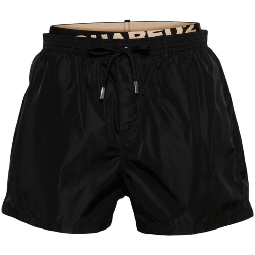 Textil Homem Shorts / Bermudas Dsquared D7B645490 Preto