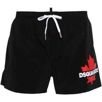 Textil Homem Shorts / Bermudas Dsquared D7B5F5600 Preto