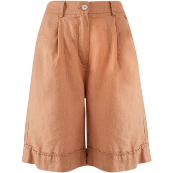 Textil Mulher Shorts / Bermudas Yes Zee P292-J400 Bege