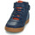 Sapatos Rapaz Sapatilhas de cano-alto Shoo Pom PLAY FLAG GOOD BOY Marinho / Camel