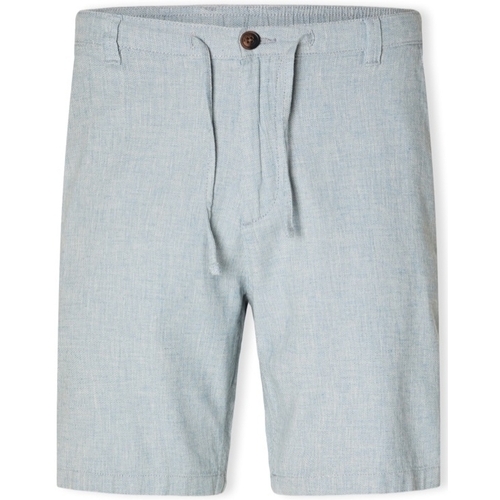 Textil Homem Shorts / Bermudas Selected Noos Calções Regular-Brody - Blue Shadow Azul