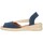 Sapatos Mulher Sandálias Mediterranea 40233 Mujer Azul Azul