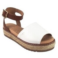 Sapatos Mulher Multi-desportos MTNG Sandália feminina MUSTANG 59617 branca Castanho