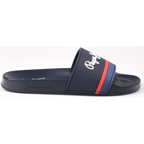 Sapatos Pairsm Sapatos & Richelieu Pepe jeans Chanclas  Slider Portobello 595 Marino Azul