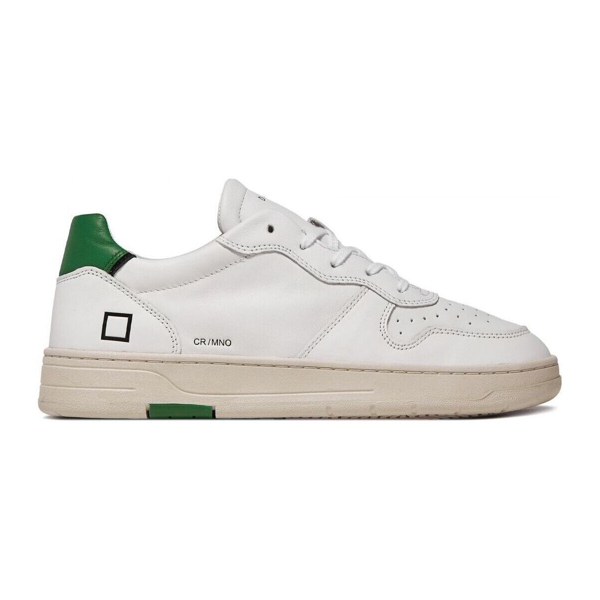Sapatos Homem Sapatilhas Date M997-CR-CA-WG - COURT CALF-WHITE GREEN Branco