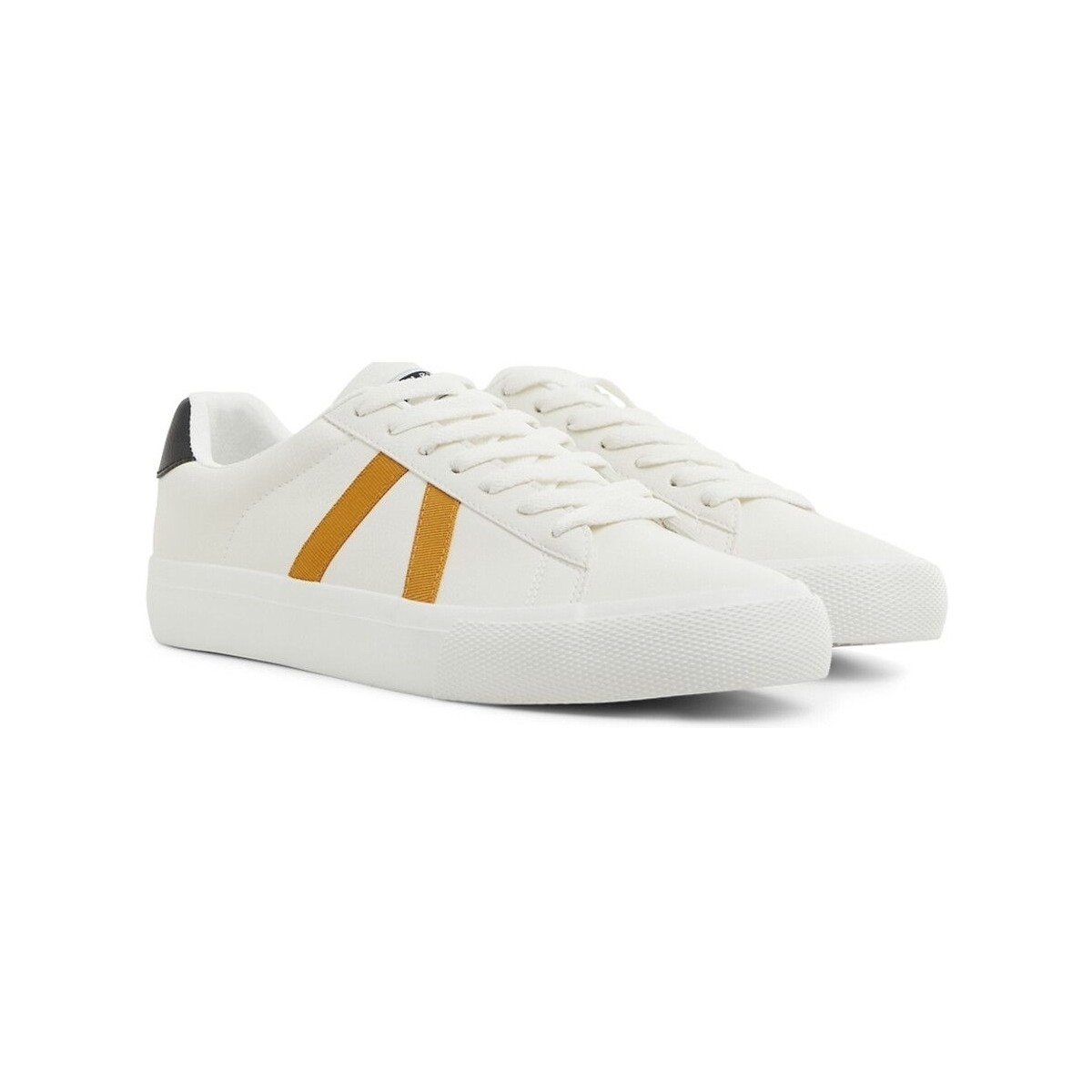 Sapatos Homem Sapatilhas Conjunto de mesa 12230427 FREEMAN-BRIGHT WHITE GOLDEN Branco