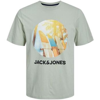 Textil Homem T-Shirt mangas curtas Jack & Jones  Verde