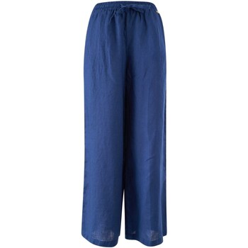 Textil Mulher Calças Yes Zee P398-J400 Azul