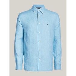 Textil Homem Camisas mangas comprida Tommy Hilfiger MW0MW34602-C30 BLUE SPELL Azul