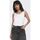 Textil Mulher Tops sem mangas Only 15296628 MOSTER-WHITE Branco