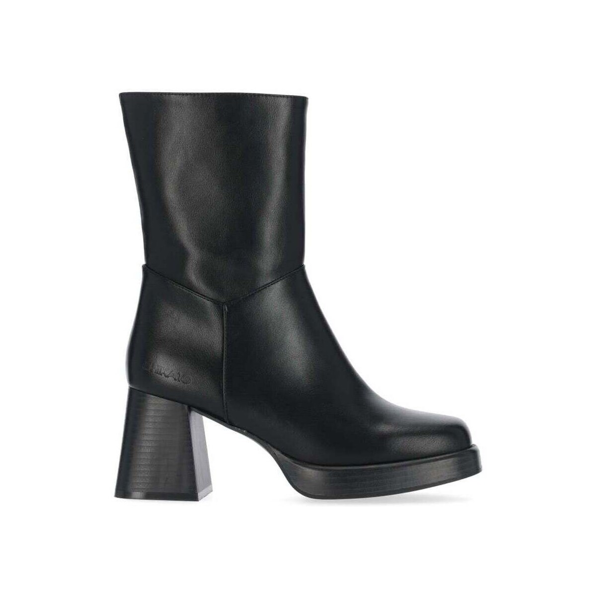 Sapatos Mulher Sapatos & Richelieu Chika 10 Botines con Cremallera  New Pam 05 Negro Preto