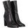 Sapatos Mulher Sapatos & Richelieu Chika 10 Botines  Pampera 02 Negro Preto