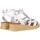 Sapatos Mulher Sapatos & Richelieu Chika 10 Sandalias de Cuña  Mudejar 03 Blanco Branco