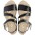 Sapatos Mulher Sapatos & Richelieu Chika 10 Sandalias de Cuña  Tora 02 Negro Preto