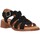 Sapatos Mulher Sapatos & Richelieu Chika 10 Sandalias de Tacón  Binka 02 Negro Preto