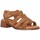 Sapatos Mulher Sapatos & Richelieu Chika 10 Sandalias de Tacón  Binka 02 Cuero Castanho