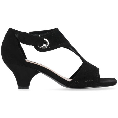 Sapatos Mulher Chinelos / Tamancos Chika 10 Sandalias de Tacón  New Amira 01 Negro Preto