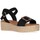 Sapatos Mulher Sapatos & Richelieu Chika 10 Sandalias de Plataforma  Athenea 16 Negro Preto
