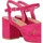 Sapatos Mulher Sapatos & Richelieu Chika 10 Sandalias de Plataforma  Flora 22 Fucsia Rosa