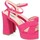 Sapatos Mulher Sapatos & Richelieu Chika 10 Sandalias de Plataforma  Jolie 04 Fucsia Rosa