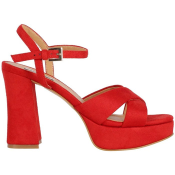 Sapatos Mulher Chinelos / Tamancos Chika 10 Sandalias de Plataforma  Jolie 07 Rojo Vermelho