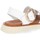 Sapatos Mulher Sapatos & Richelieu Chika 10 Sandalias Planas  Alexia 02 Blanco Branco