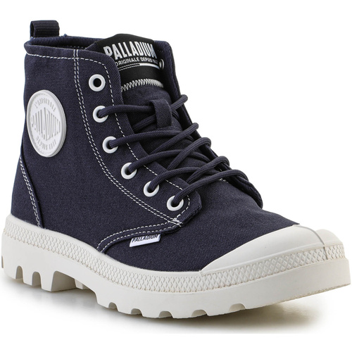 Sapatos Homem Sapatilhas de cano-alto Palladium Pampa Blanc 78882-480-M Azul