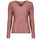 Textil Mulher camisolas Only ONLCAMILLA V-NECK Bordô