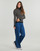 Textil Mulher camisolas Only ONLKAROL Preto / Branco
